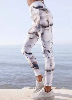 Active By LASCANA Abstract Print Leggings -Beachwear Shore active by LASCANA Abstract Print Leggings23848566FRSP W01