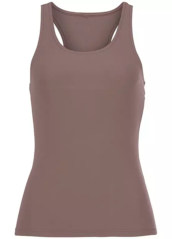 Active By LASCANA Cut-Out Sleeveless Vest Top 2 Active By LASCANA Cut-Out Sleeveless Vest Top - Image 2