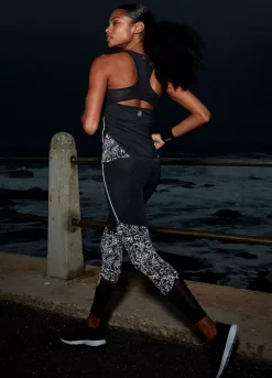 Active By LASCANA Reflective Print Racerback Running Top -Beachwear Shore active by LASCANA Reflective Print Racerback Running Top46748843FRSP W02