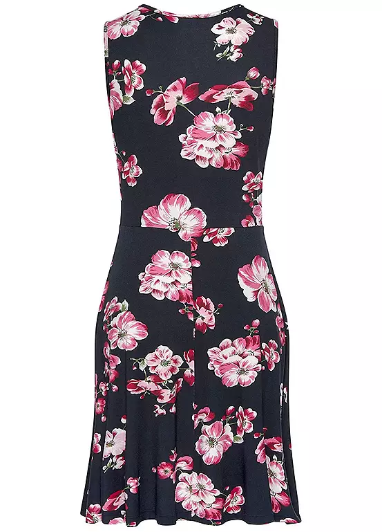 Beachtime Sleeveless Floral Print Dress 3 Beachtime Sleeveless Floral Print Dress - Image 3