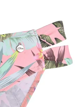 S.Oliver ’Azalea’ Tropical Print Bikini Bottoms -Beachwear Shore s.Oliver Azalea Tropical Print Bikini Bottoms51201404FRSC W01