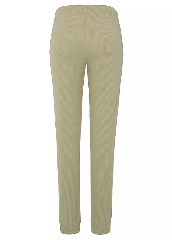 S.Oliver Elasticated Waist Ribbed Straight Leg Joggers 5 S.Oliver Elasticated Waist Ribbed Straight Leg Joggers - Image 5