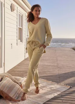 S.Oliver Elasticated Waist Ribbed Straight Leg Joggers 8 S.Oliver Elasticated Waist Ribbed Straight Leg Joggers -Beachwear Shore s.Oliver Elasticated Waist Ribbed Straight Leg Joggers86247814FRSP W02