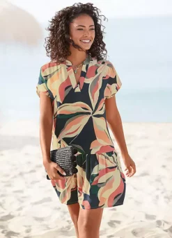 S.Oliver Floral Print Shirt Dress