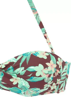 S.Oliver Floral Printed Wired Bandeau Bikini 6 S.Oliver Floral Printed Wired Bandeau Bikini -Beachwear Shore s.Oliver Floral Printed Wired Bandeau Bikini16022763FRSC W01