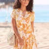 S.Oliver Flounced Beach Dress