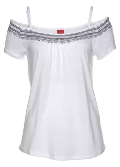 S.Oliver Red Label Cold Shoulder Top -Beachwear Shore s.Oliver Red Label Cold Shoulder Top11853100FRSC