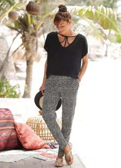 S.Oliver Red Label Floral Print Beach Trousers -Beachwear Shore s.Oliver Red Label Floral Print Beach Trousers38561035FRSL