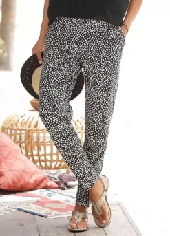 S.Oliver Red Label Floral Print Beach Trousers