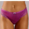 S.Oliver Striped Lace Trim Thong