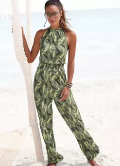 S.Oliver Tropical Print Jumpsuit