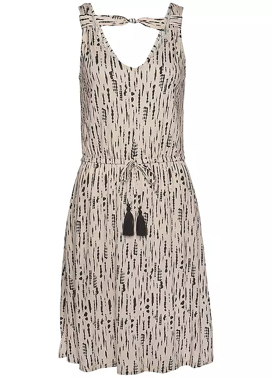 S.Oliver V-Neck Midi Beach Dress 2 S.Oliver V-Neck Midi Beach Dress - Image 2