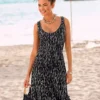S.Oliver V-Neck Print Beach Dress